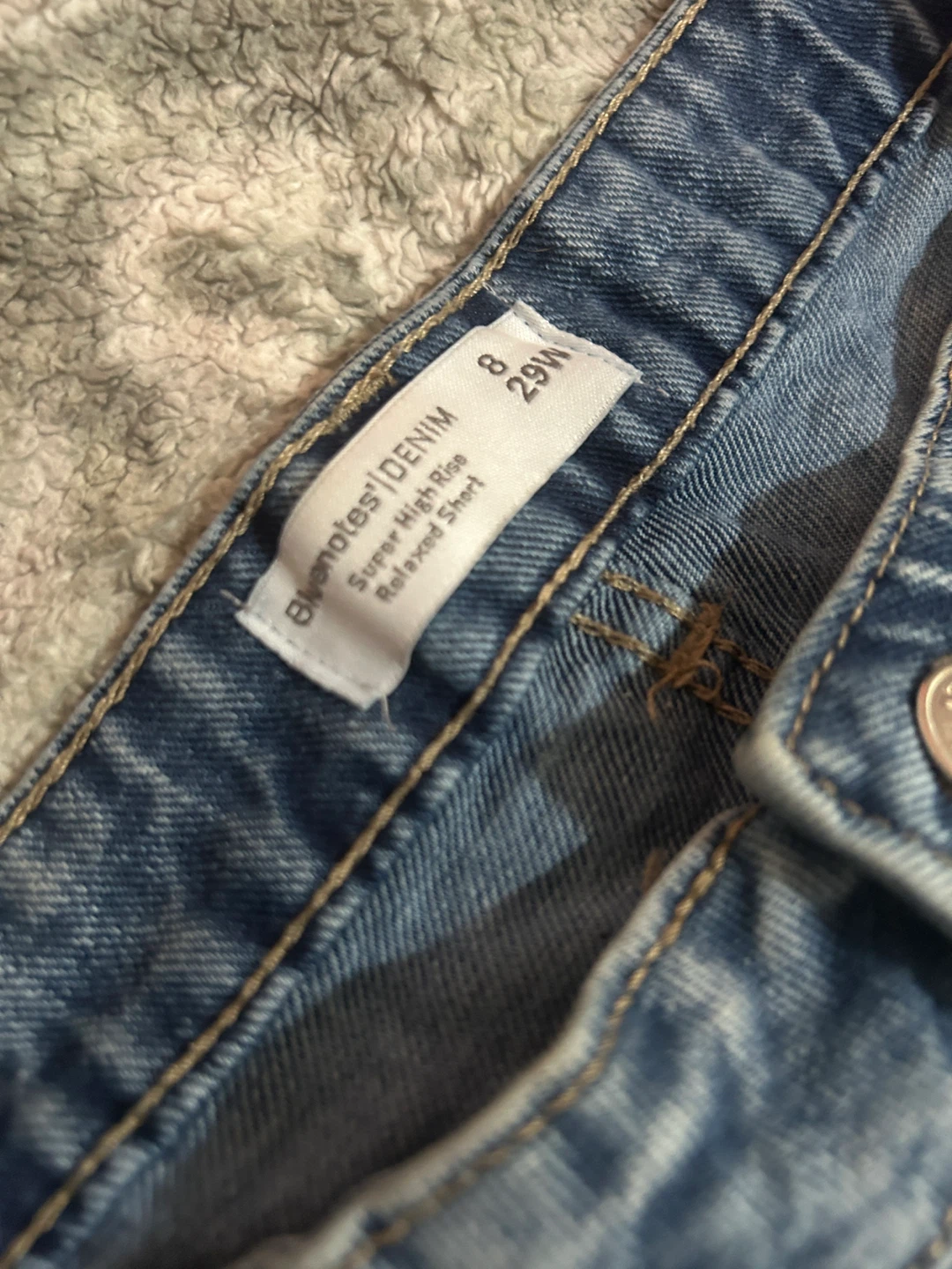 Bluenotes Denim Super High Rise Relaxed Shorts - photo 3
