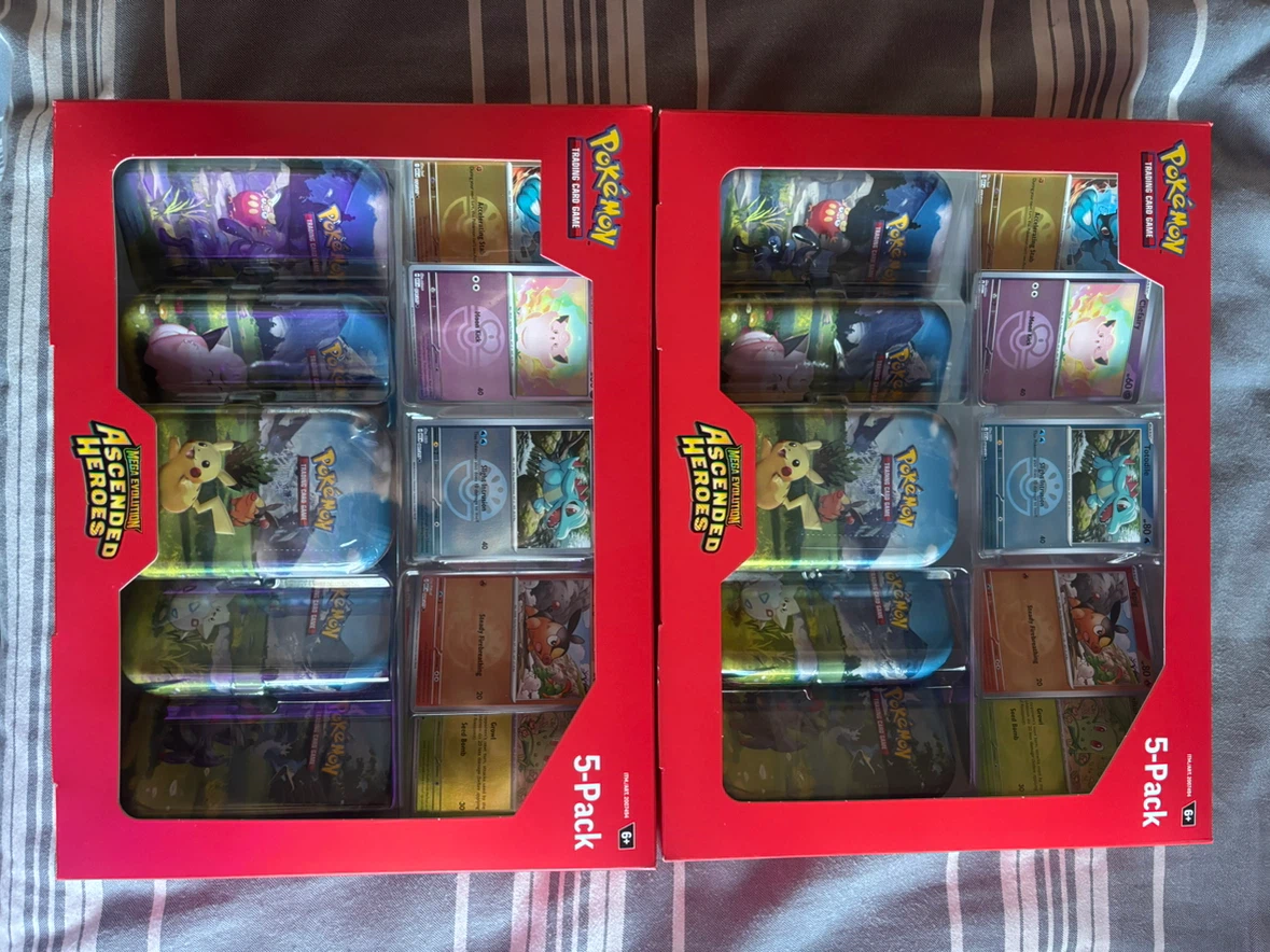 Ascended heroes mini tins