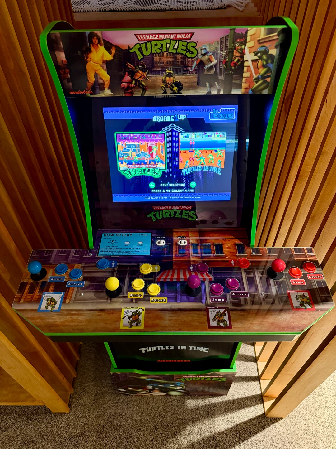 Arcade1Up Teenage Mutant Ninja Turtles Arcade Cabinet