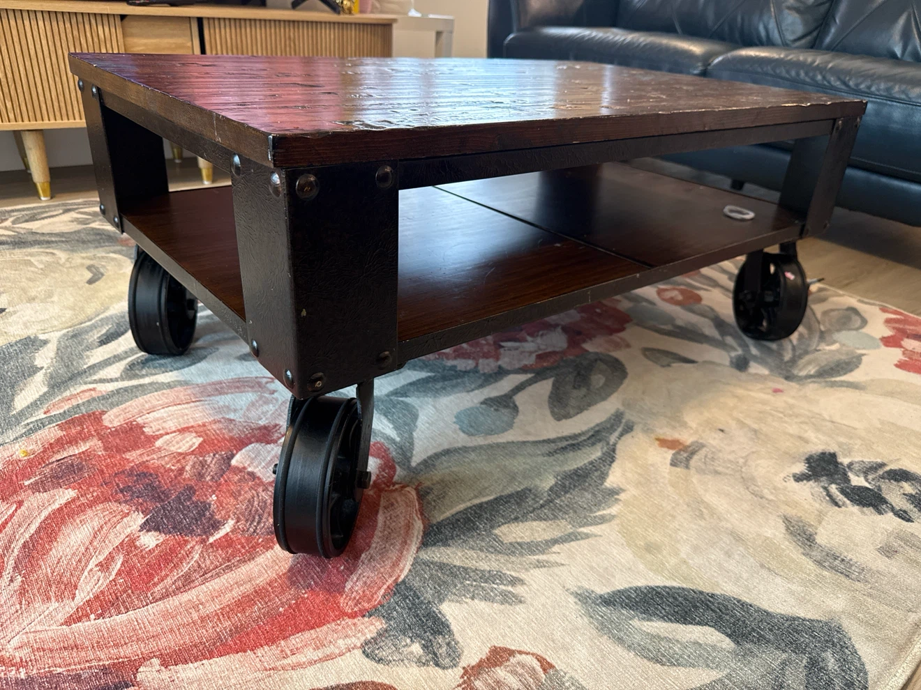 Coffee Table with Wheels