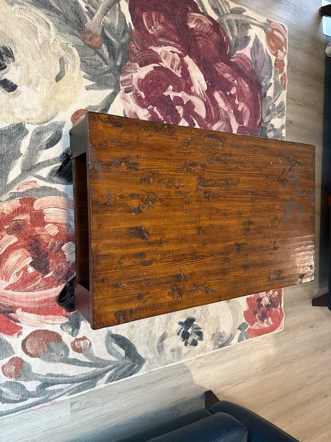 Coffee Table with Wheels - photo 2