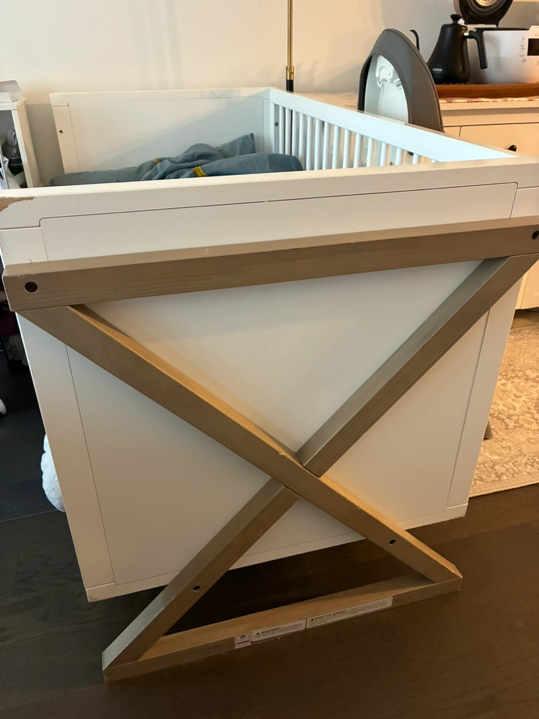 White and Wood Toddler Bed - photo 2