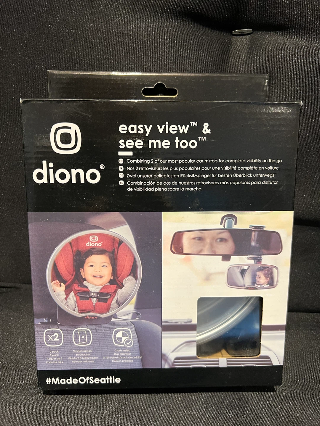 Diono Easy View & See Me Too Mirror 2-Pack