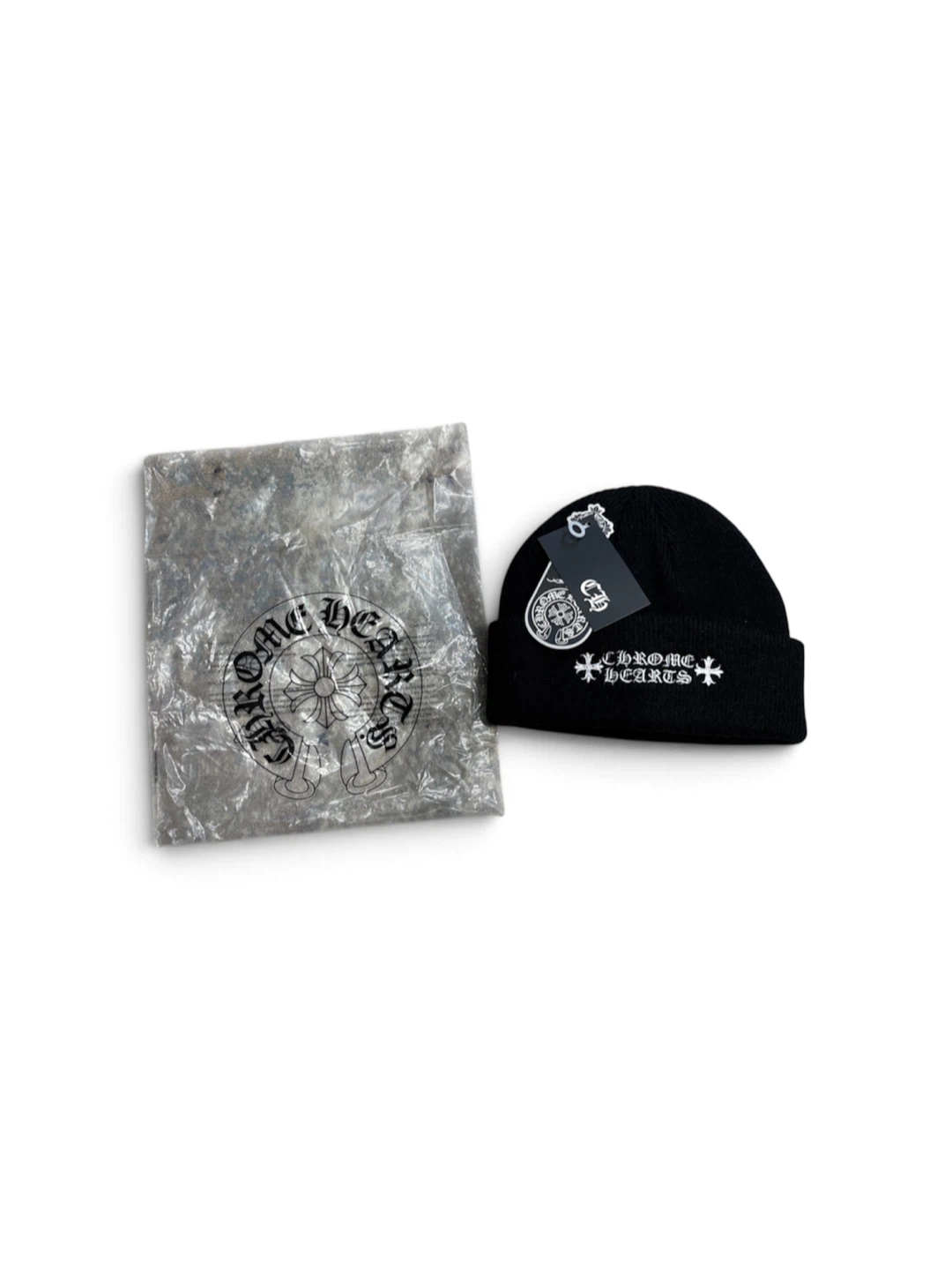 Chrome Hearts Black Beanie