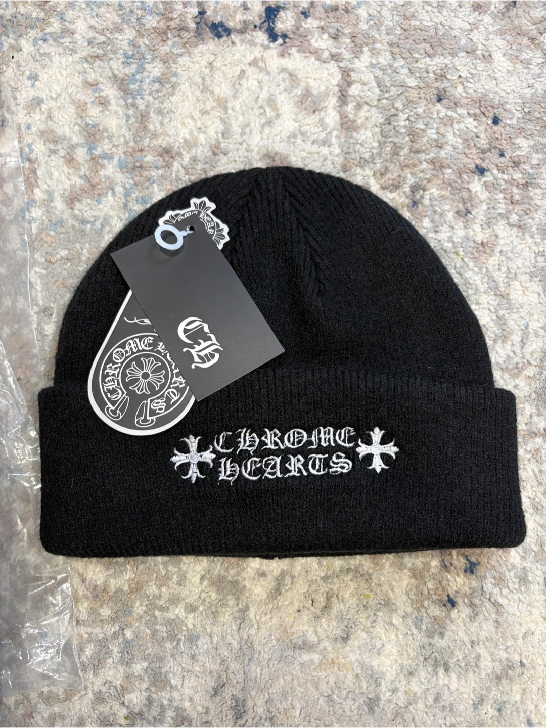 Chrome Hearts Black Beanie - photo 2