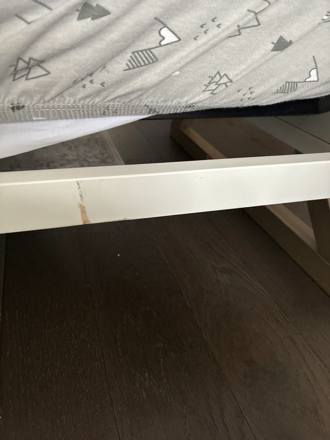 White and Wood Toddler Bed - photo 5