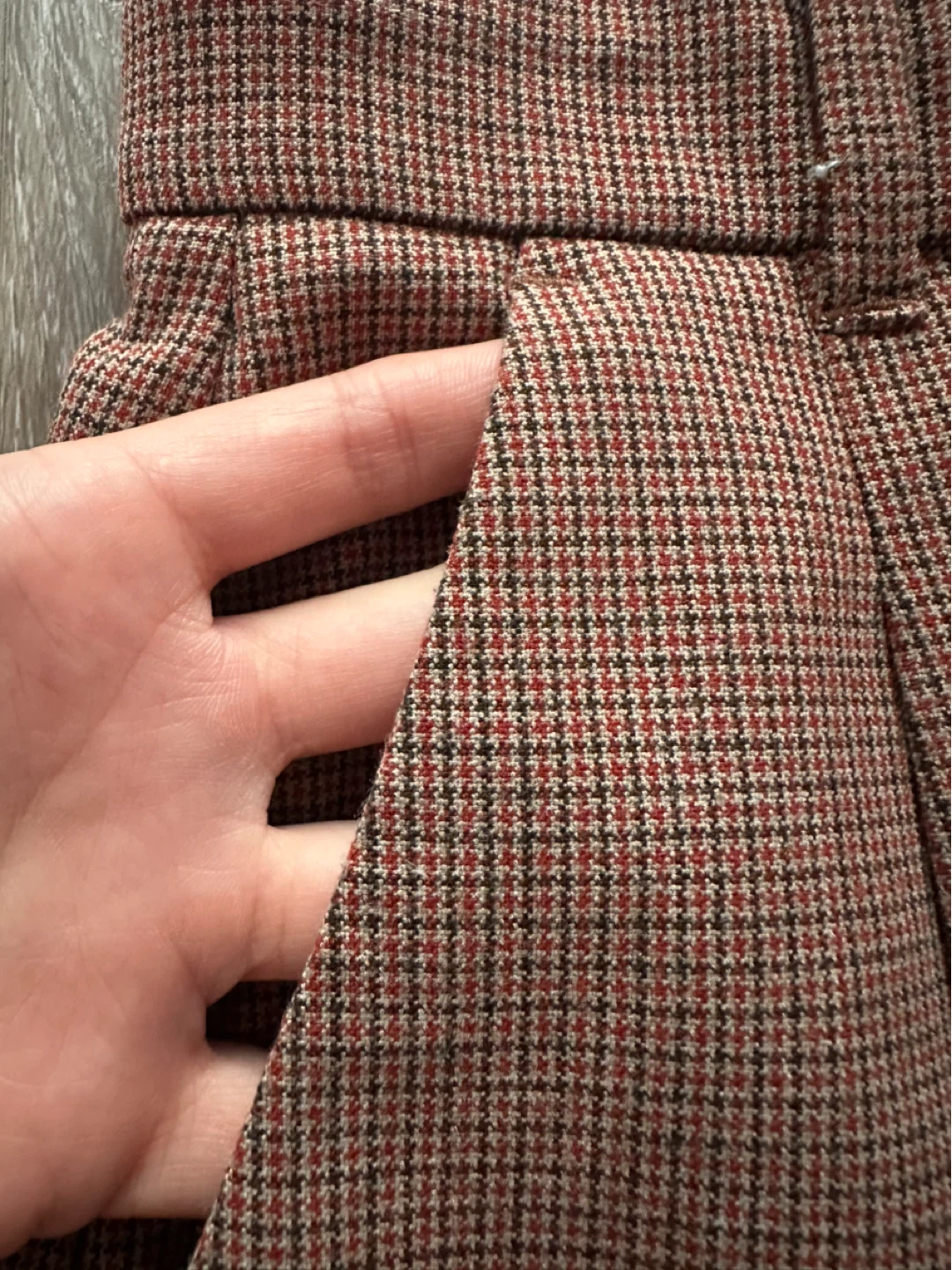 ARITZIA Little Moon Plaid Trousers Size 00 - photo 2