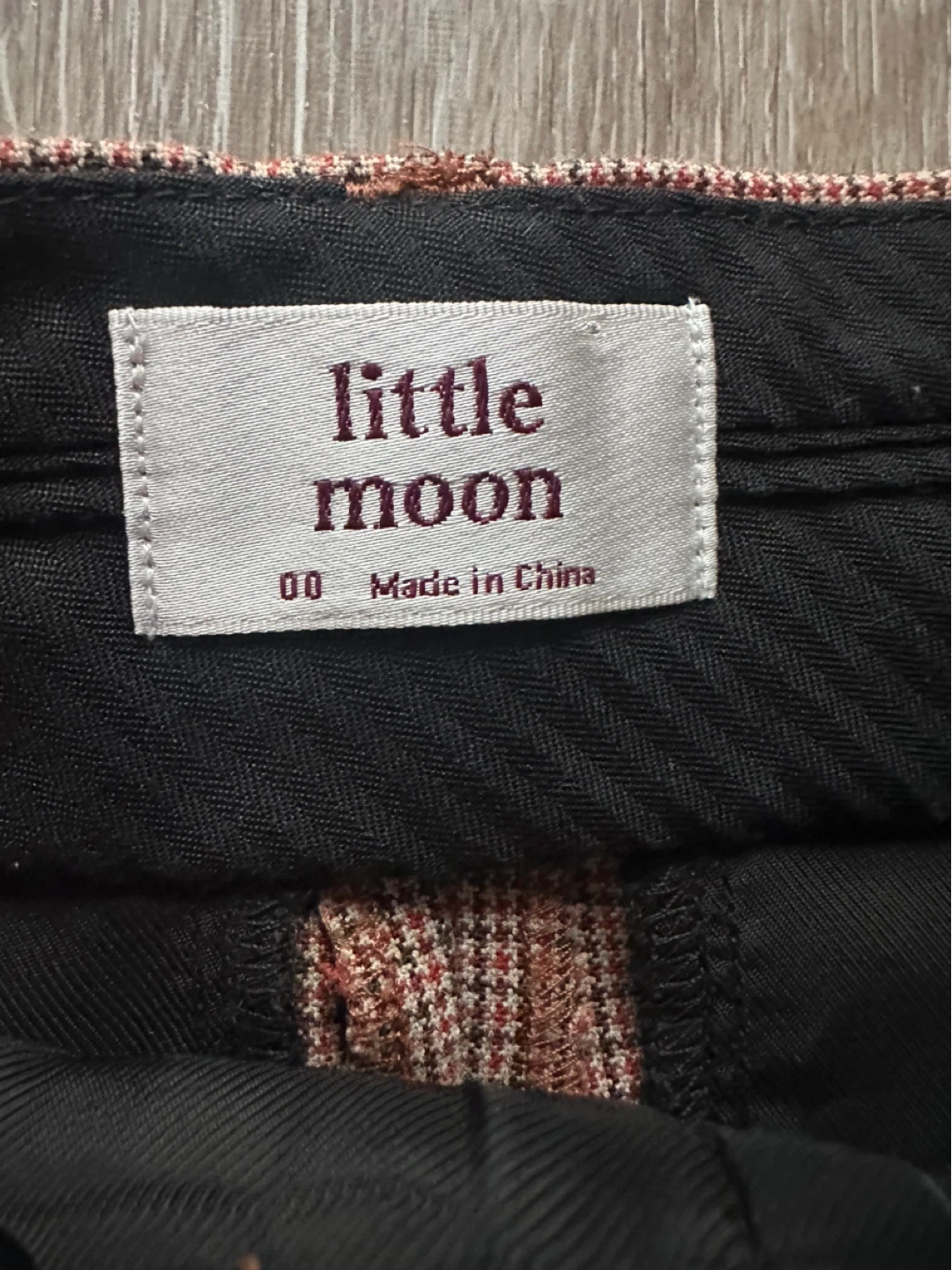ARITZIA Little Moon Plaid Trousers Size 00 - photo 3