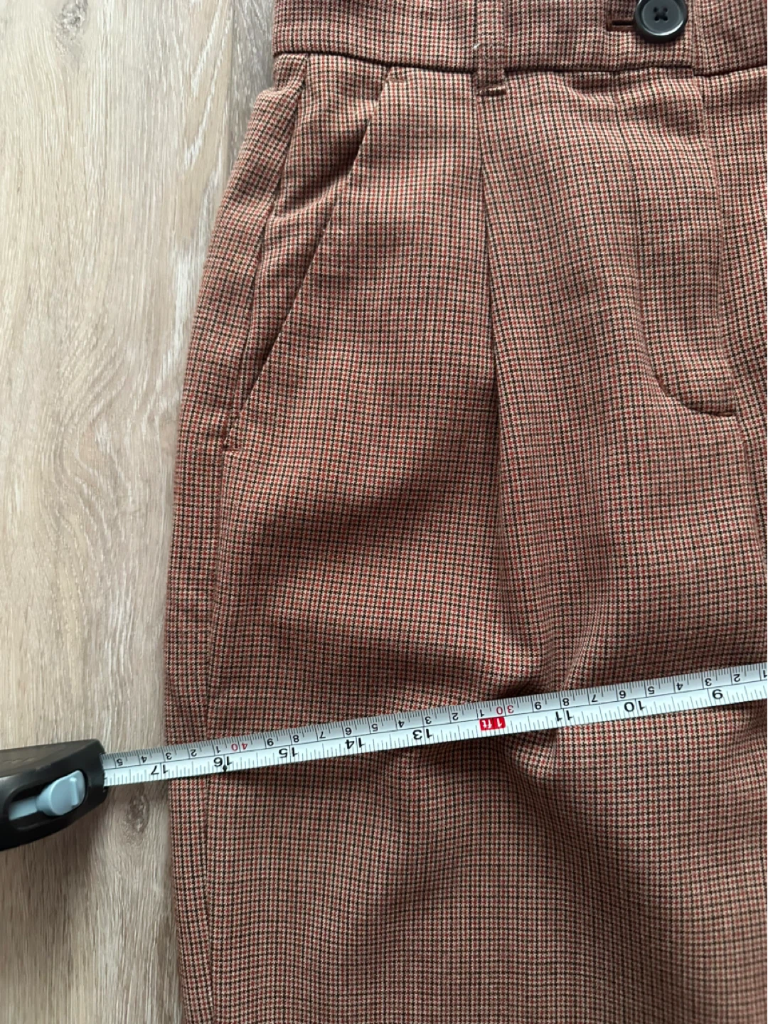 ARITZIA Little Moon Plaid Trousers Size 00 - photo 5