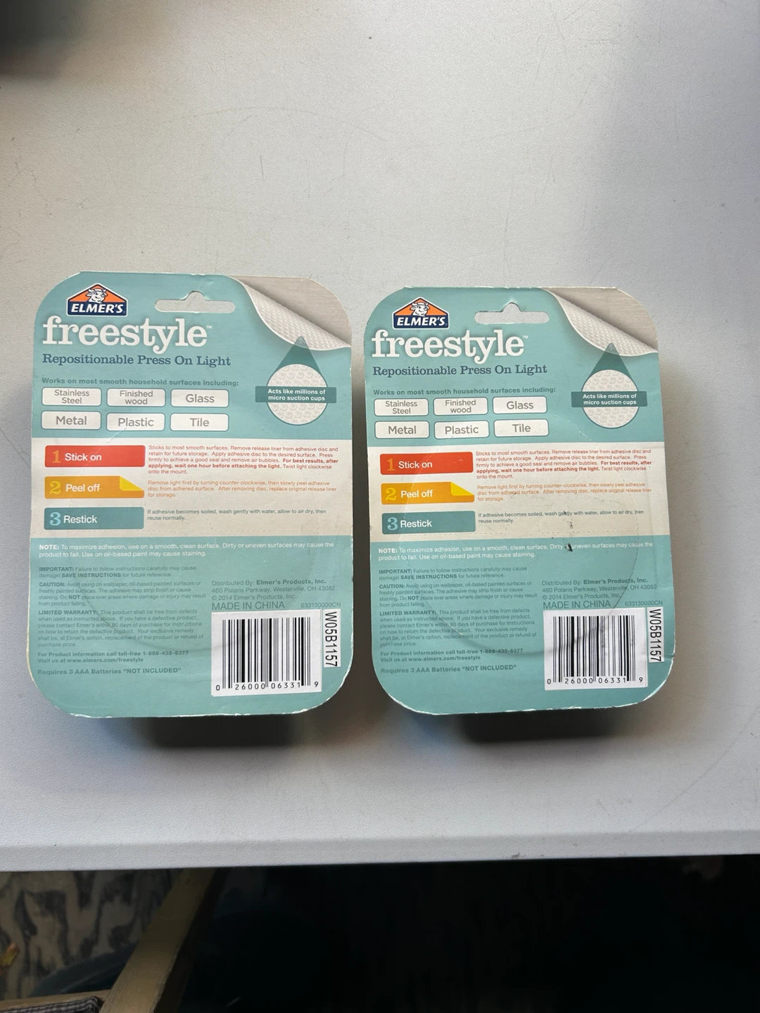 2 New Elmer's Freestyle Repositionable Press On LED Lights - photo 2