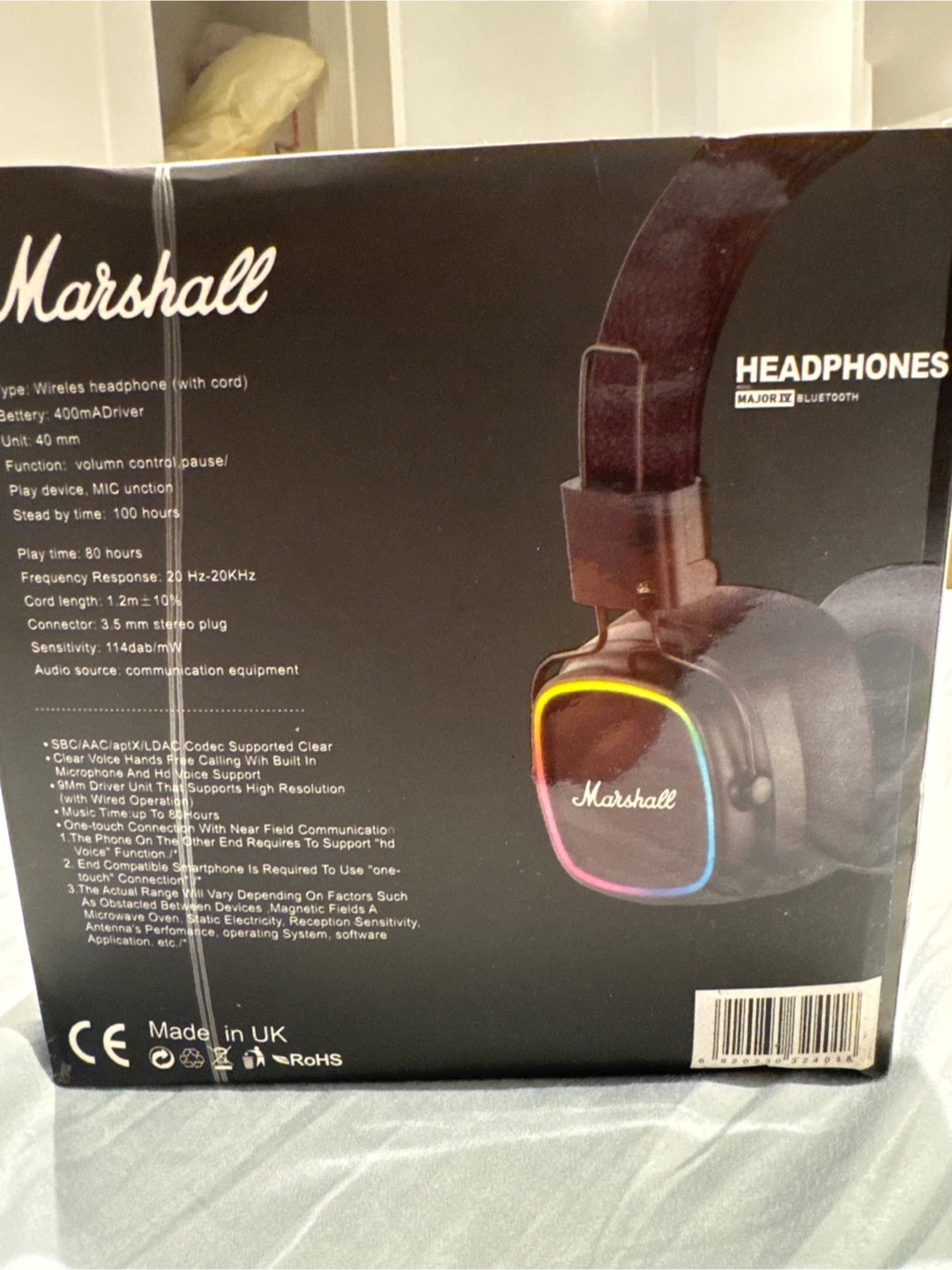 Marshall Major IV Bluetooth Headphones - photo 3
