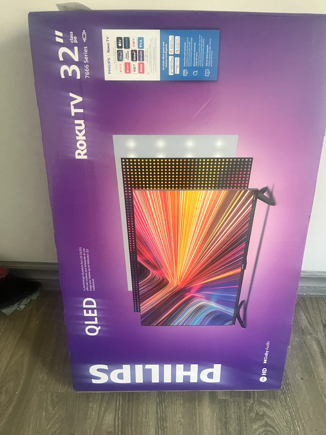 Philips 32" Roku QLED TV 7666 Series