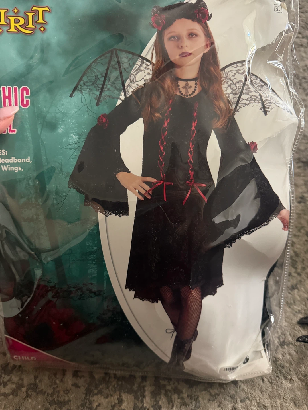 Spirit Halloween Child Gothic Devil Costume X-Large