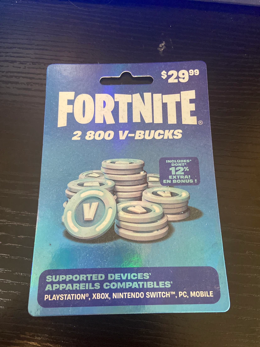 Fortnite 2,800 V-Bucks Gift Card