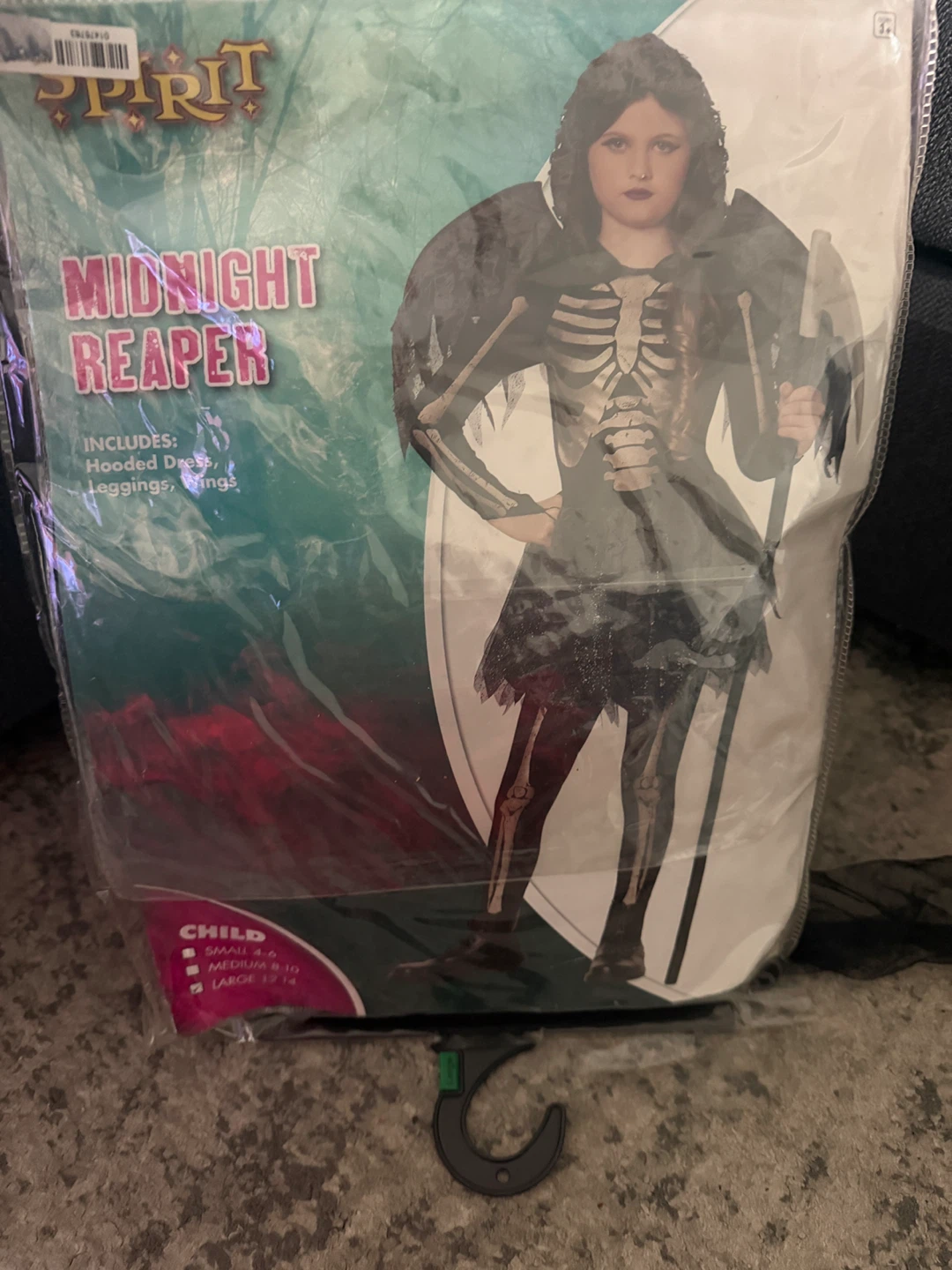 Spirit Halloween Midnight Reaper Costume Large 12-14 - photo 2