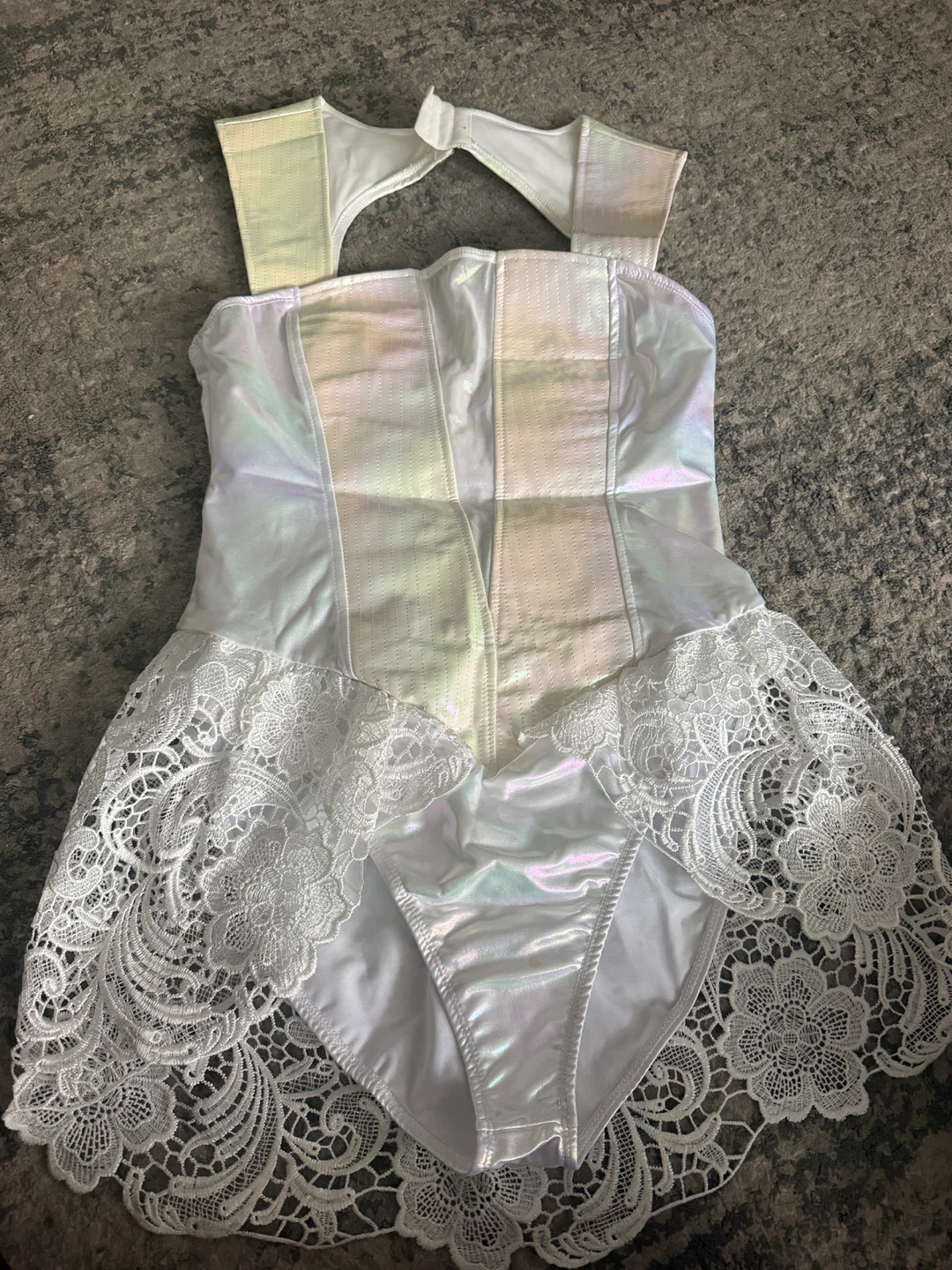 Halloween Spirit Leather and Lace Bodysuit - photo 2