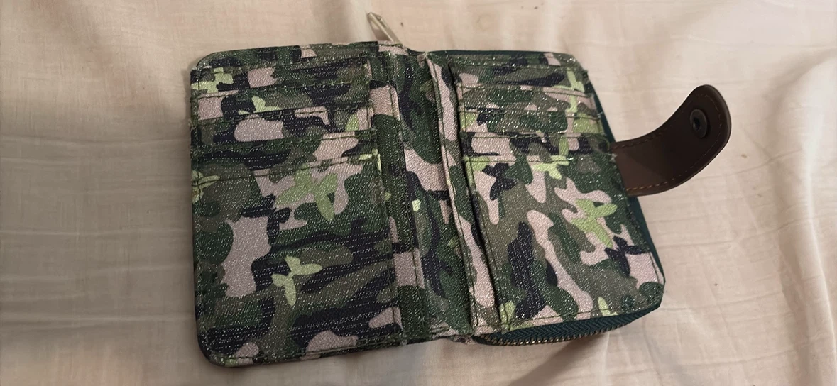 Camo Print Wallet