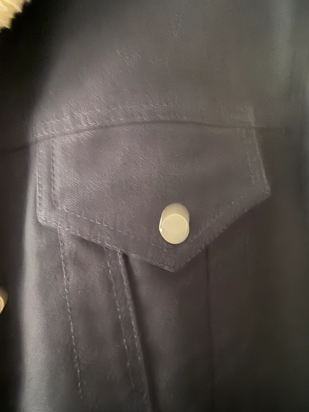 Sandro Paris Sherpa Lined Denim Jacket - photo 3