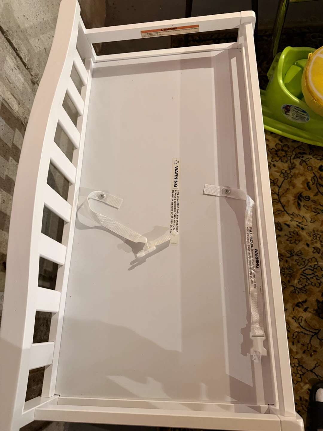 Solid Wood White Nursery Changing Table / Station (Delta/Graco) - photo 2
