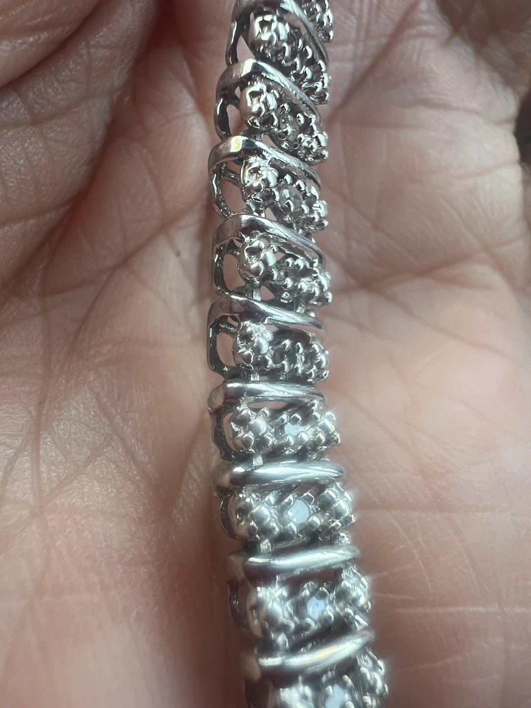 925 silver and Diamond 0.50 CTW Tennis Bracelet - photo 4
