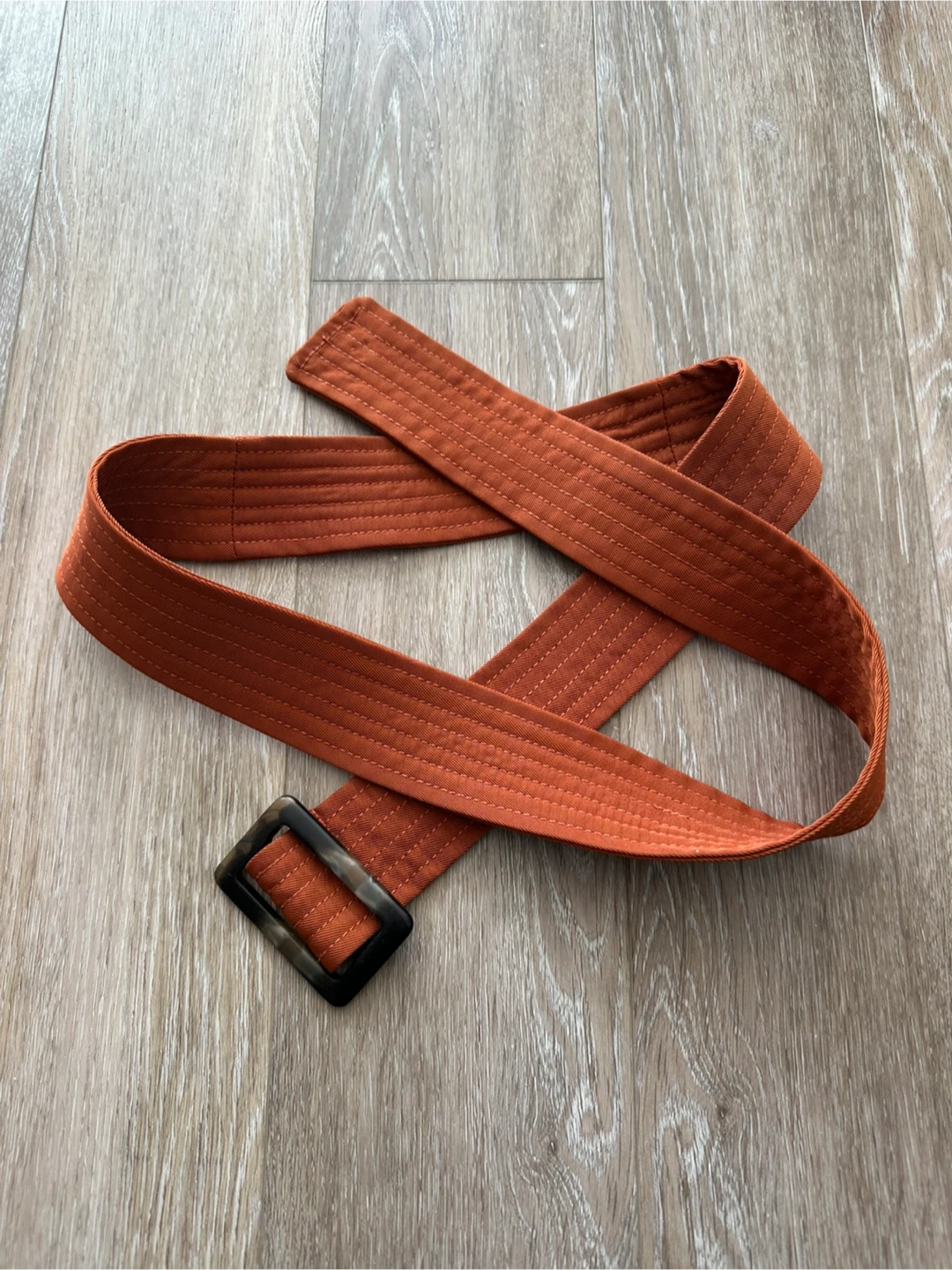 Burnt Orange Belt with Buckle