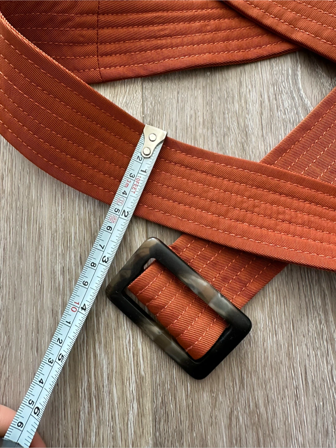 Burnt Orange Belt with Buckle - photo 2