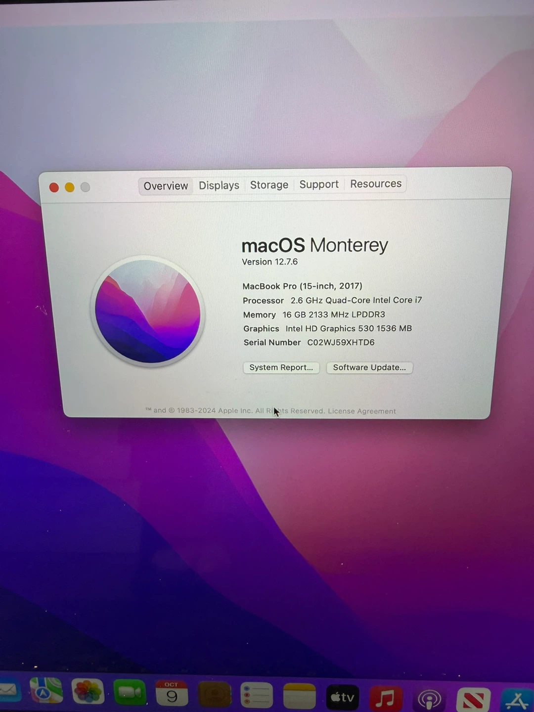 MacBook Pro 15 inch 2017 16GB RAM 256GB SSD Fully Functional - photo 2