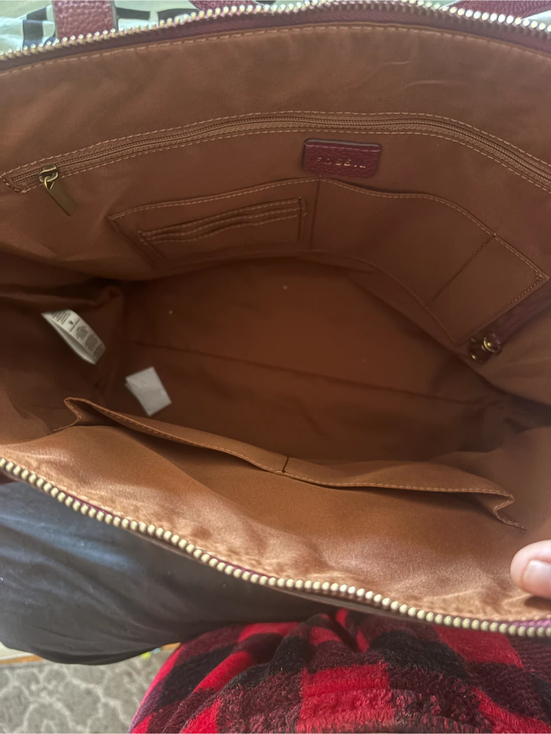 Fossil Sydney Tote Bag - Cabernet - photo 4