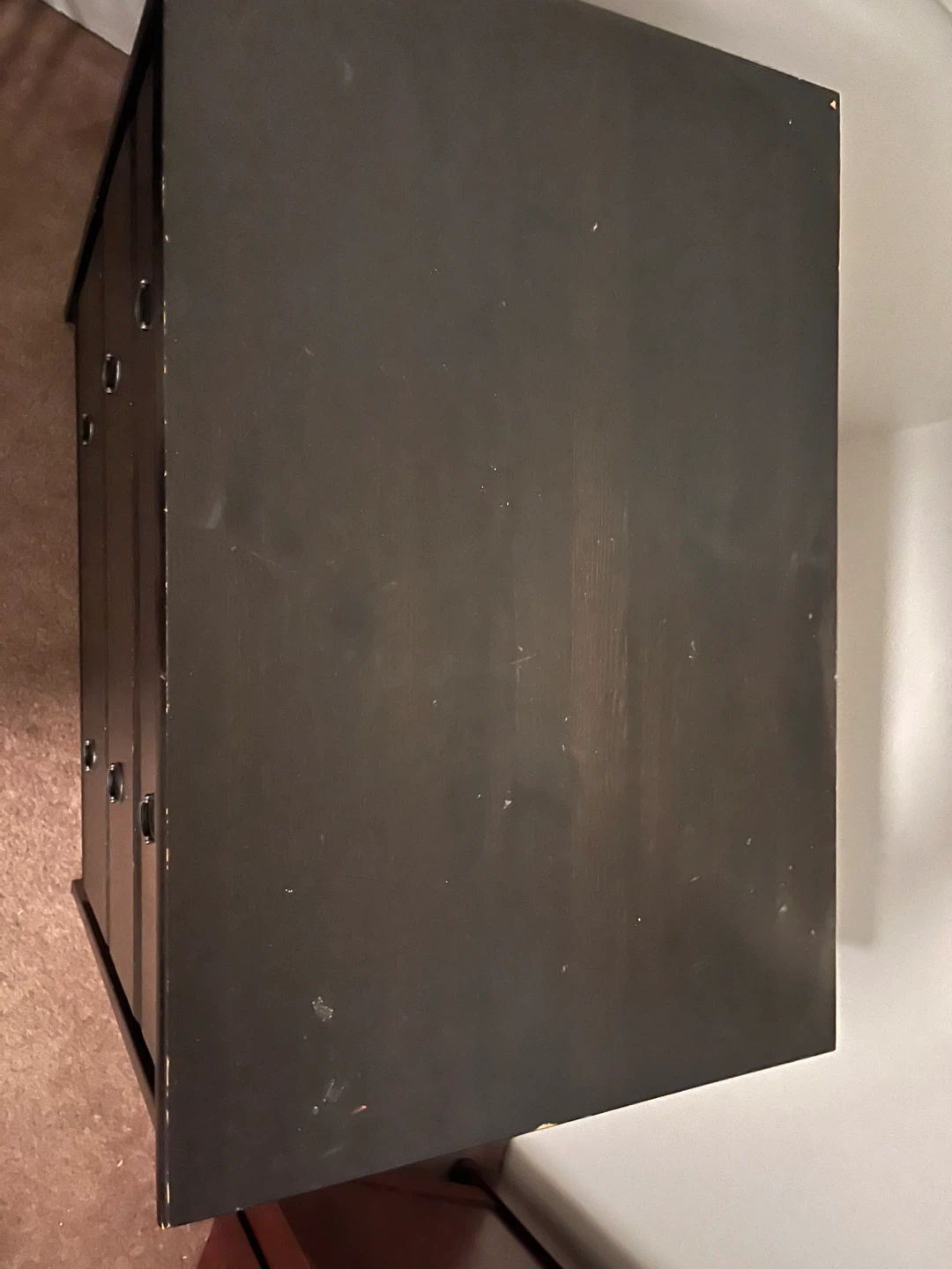 Black 3-Drawer Dresser - photo 2