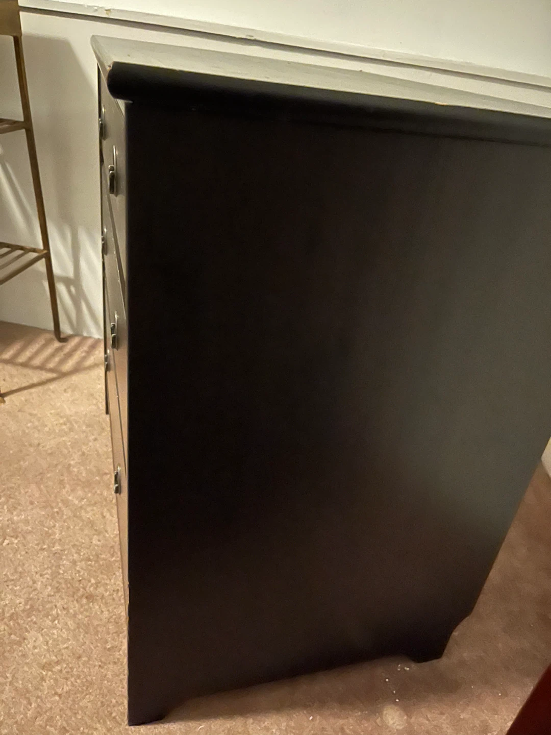 Black 3-Drawer Dresser - photo 3