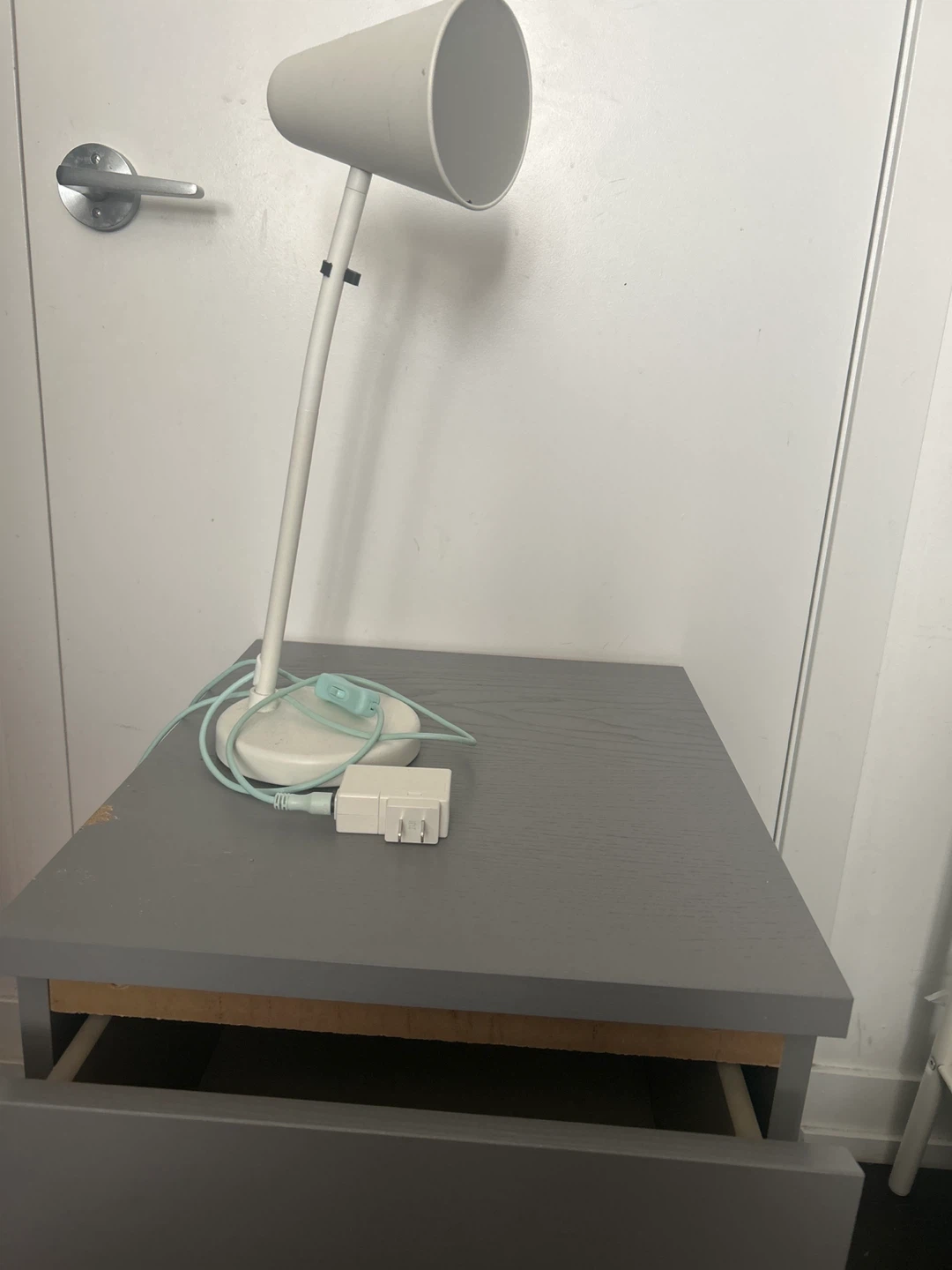 Ikea lamp and 2-drawer chest grey - photo 2