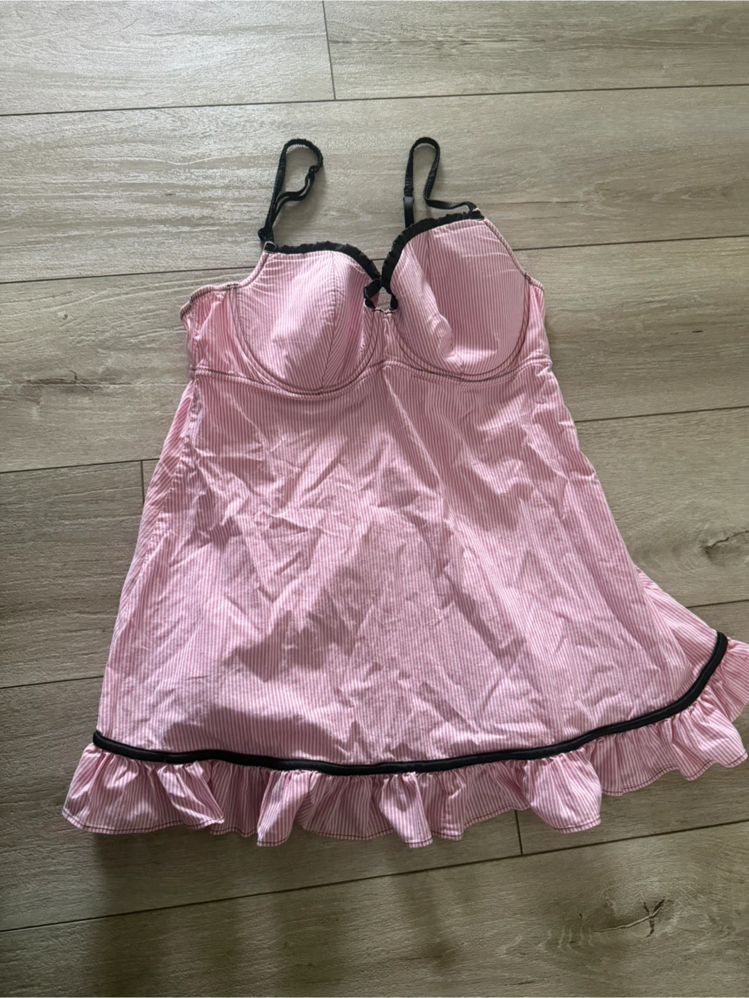 La Senza Pink Striped Babydoll - photo 2