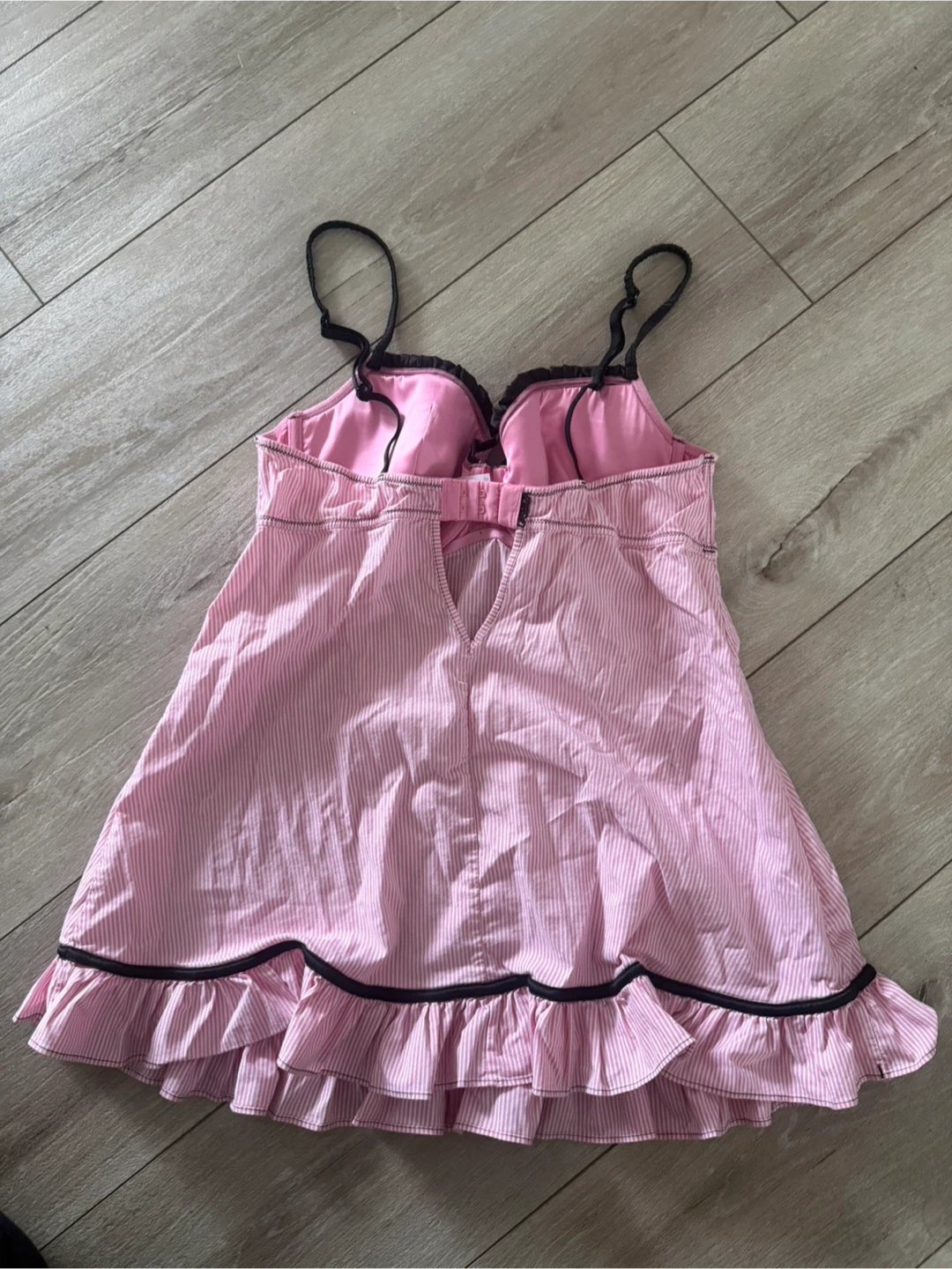 La Senza Pink Striped Babydoll - photo 3