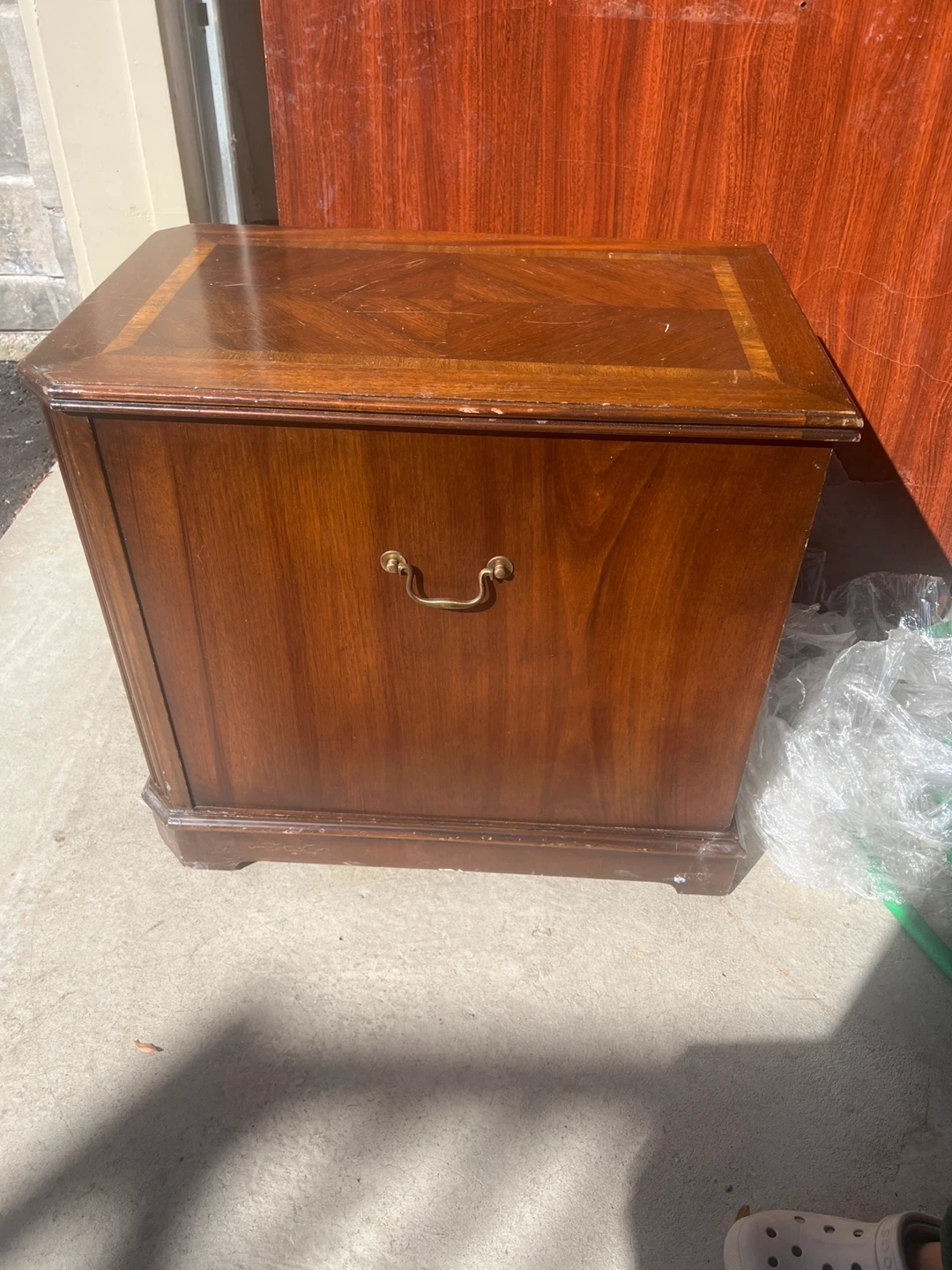 Vintage Wooden Side Table - photo 3