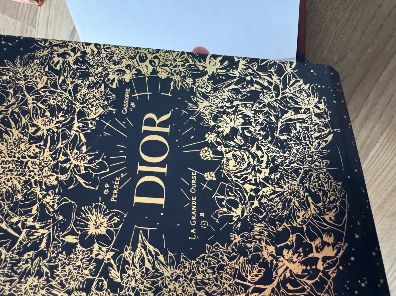 Perfect Gift: Dior golden blue Constellation Notebook