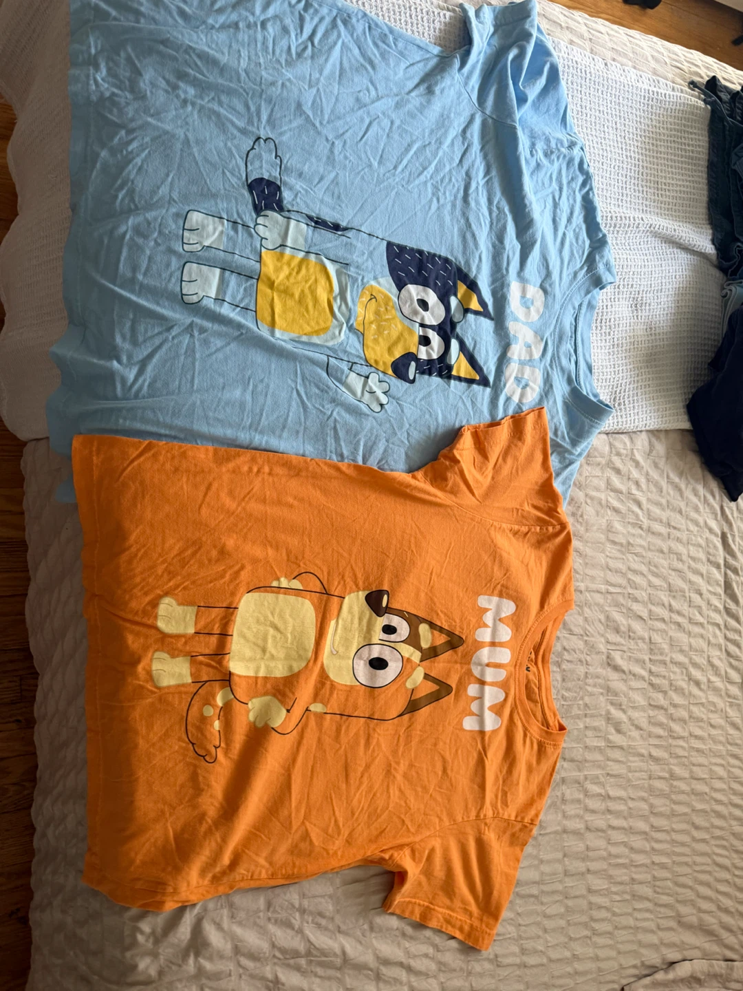 Bluey Mum and Dad T-Shirt Set