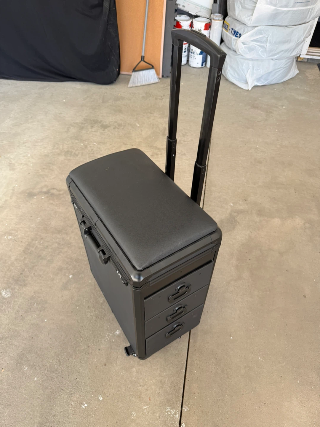 Portable Black Tattoo Travel Workstation Case - photo 3