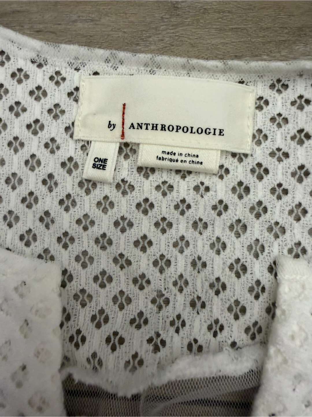 Anthropologie White Lace Poncho Top - photo 3