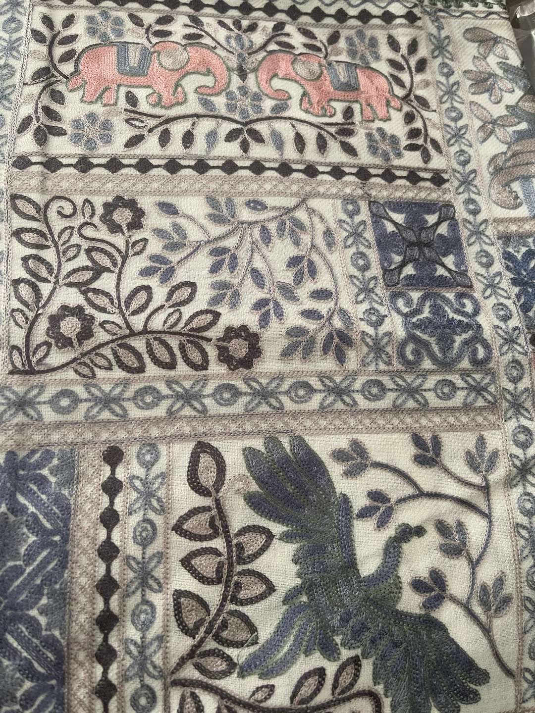Embroidered Decorative Fabric Scarf