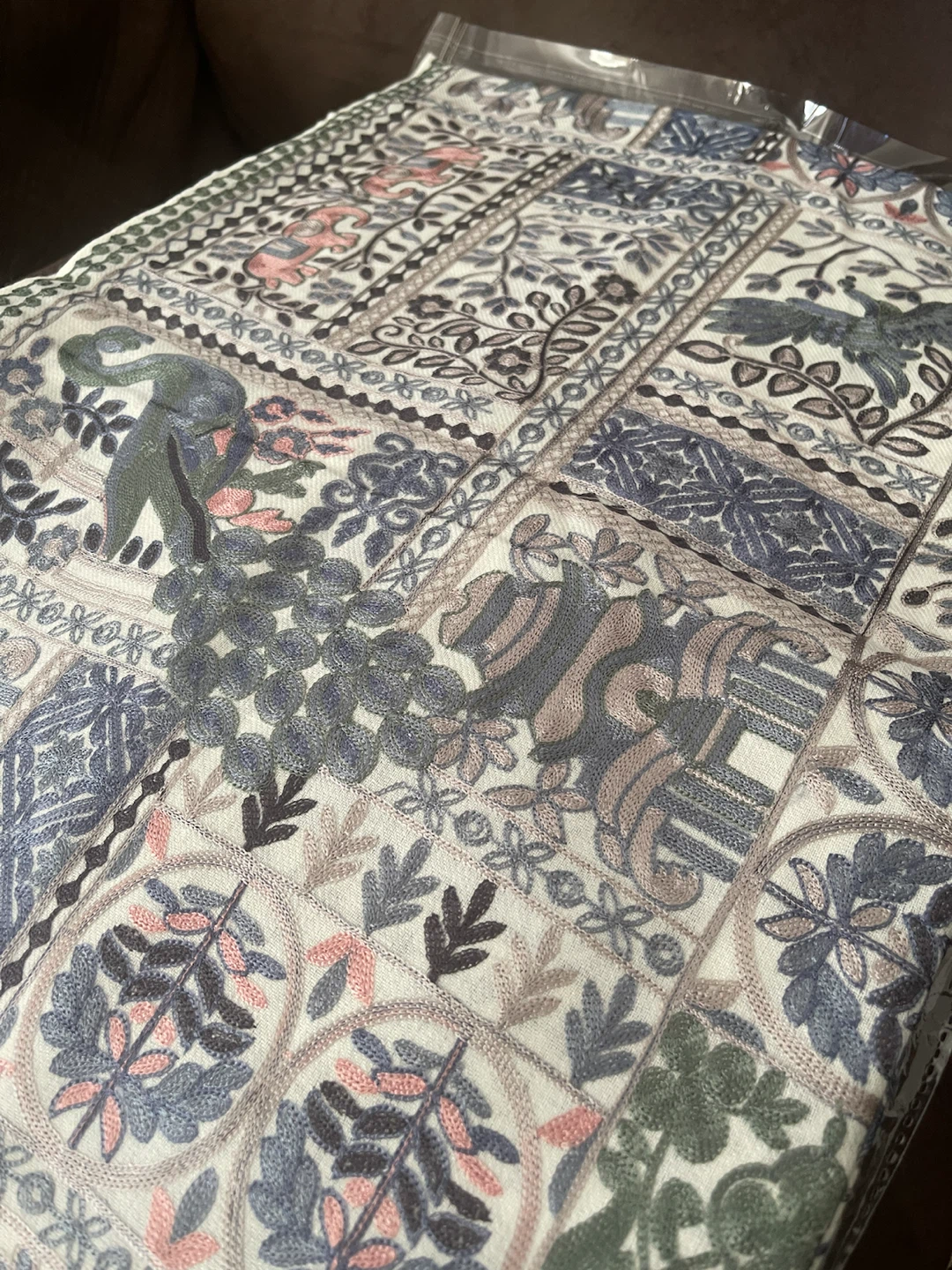 Embroidered Decorative Fabric Scarf - photo 2