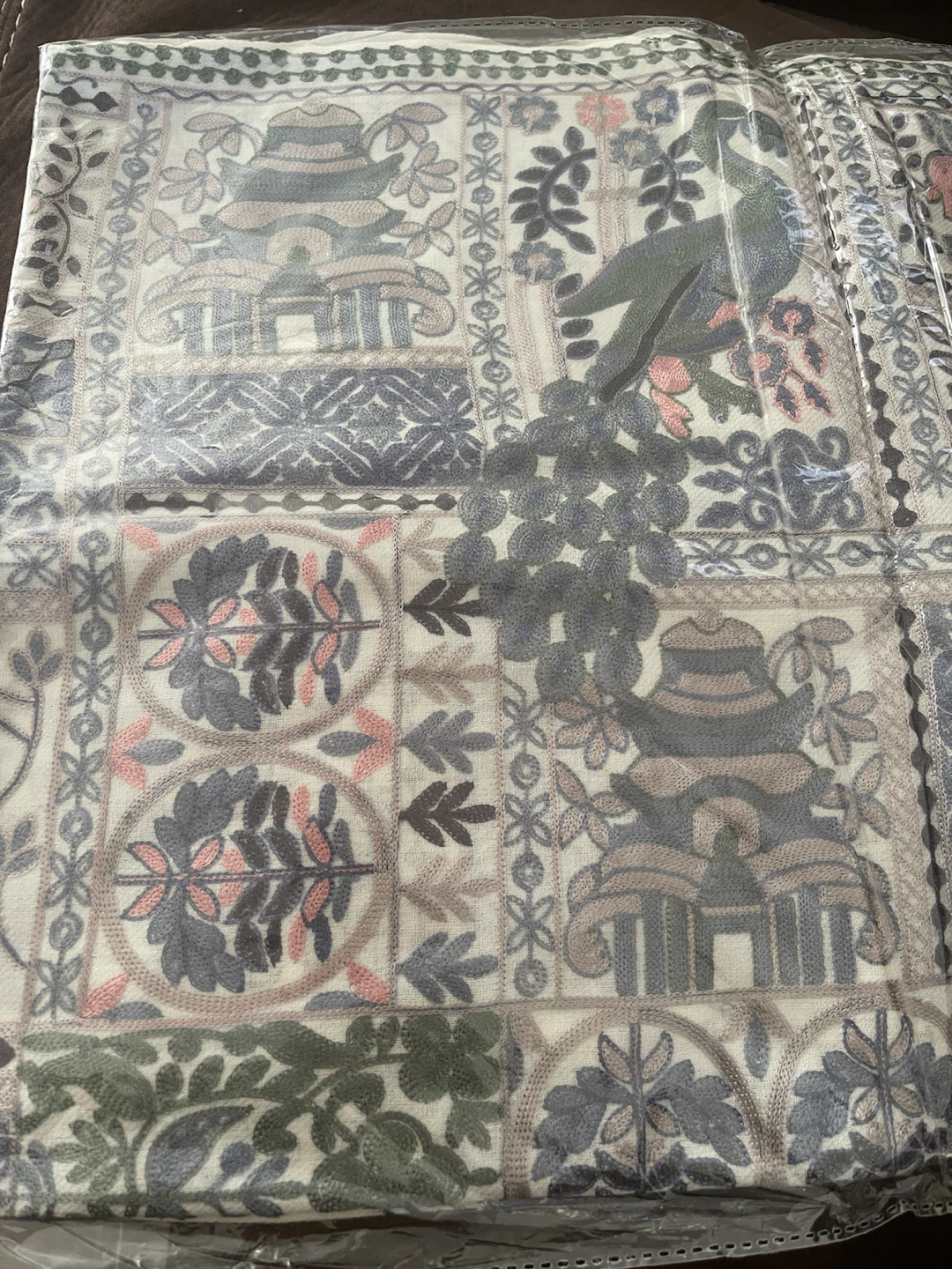 Embroidered Decorative Fabric Scarf - photo 4