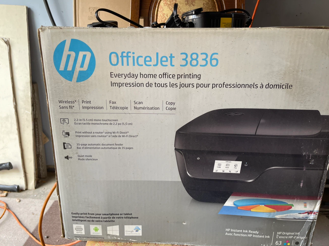 HP OfficeJet 3836 Wireless All-in-One Printer