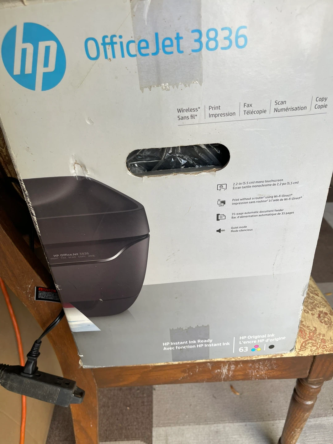 HP OfficeJet 3836 Wireless All-in-One Printer - photo 4