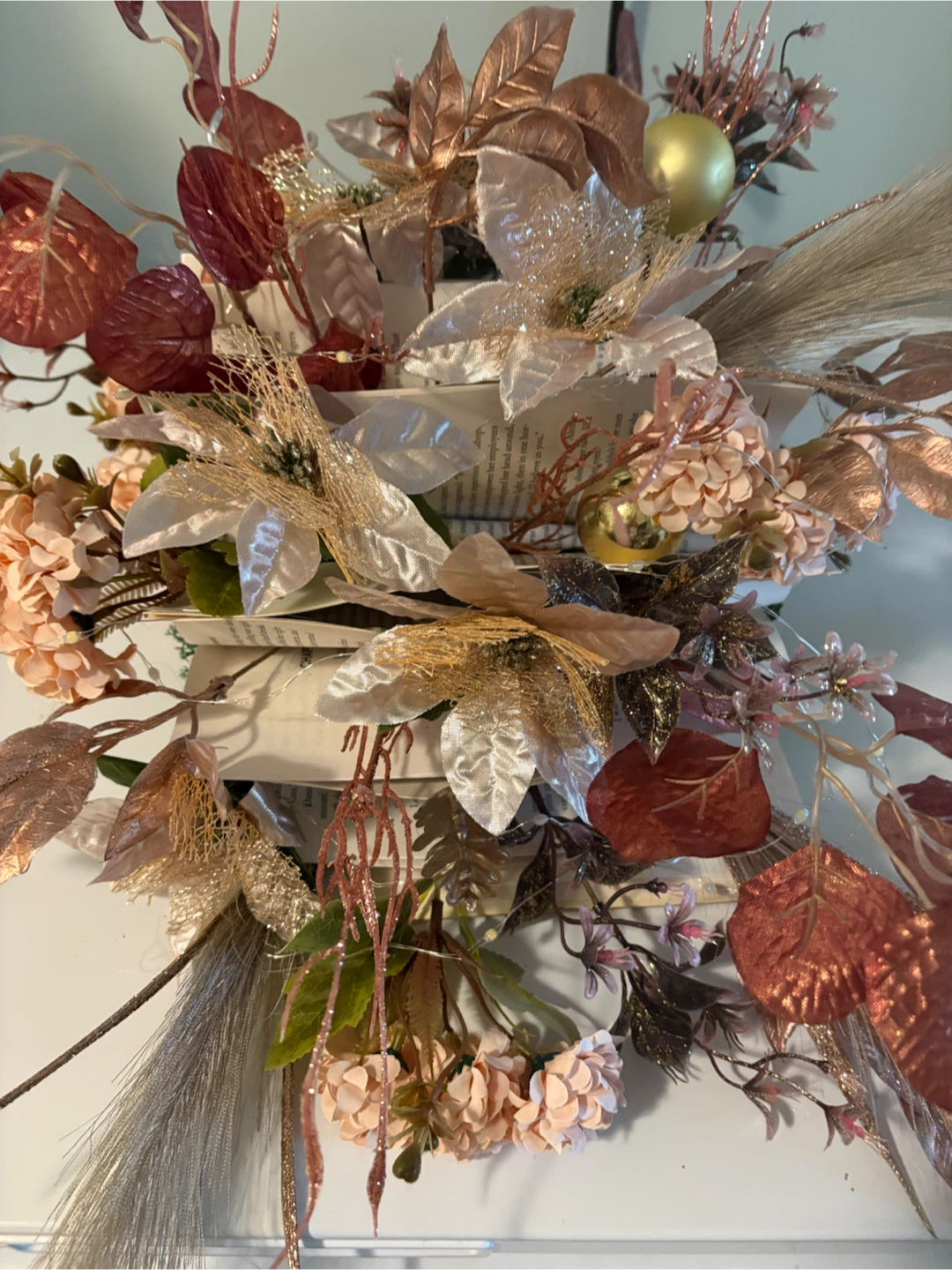 Handmade Christmas Book Bouquet - photo 4