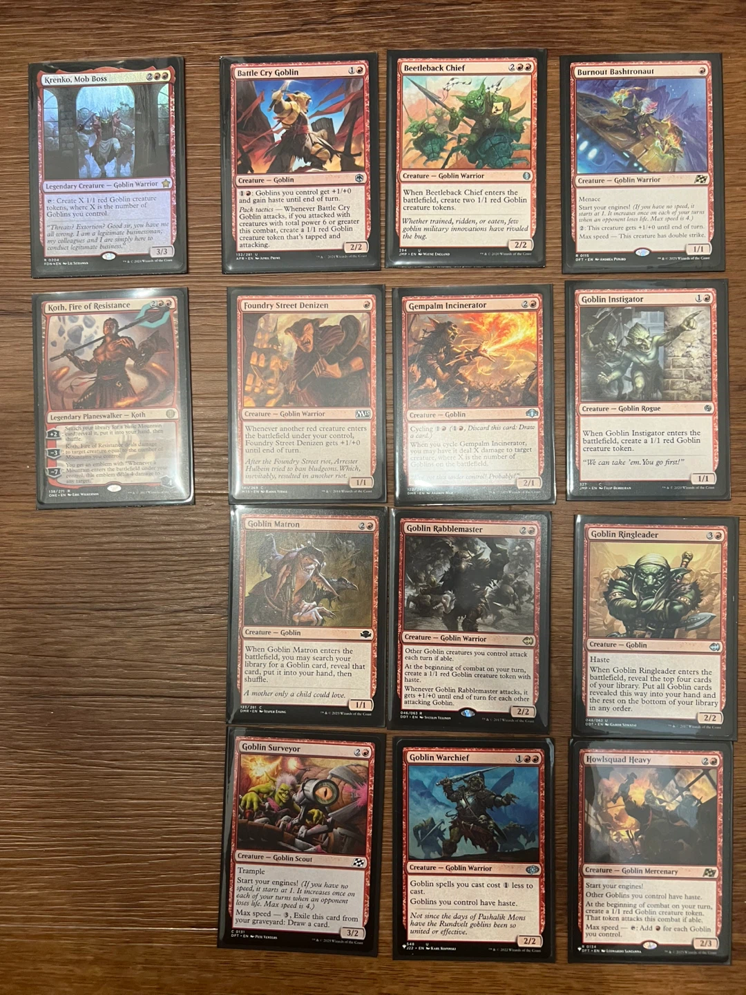 Magic: The Gathering Krenko Mob Boss Commander Deck