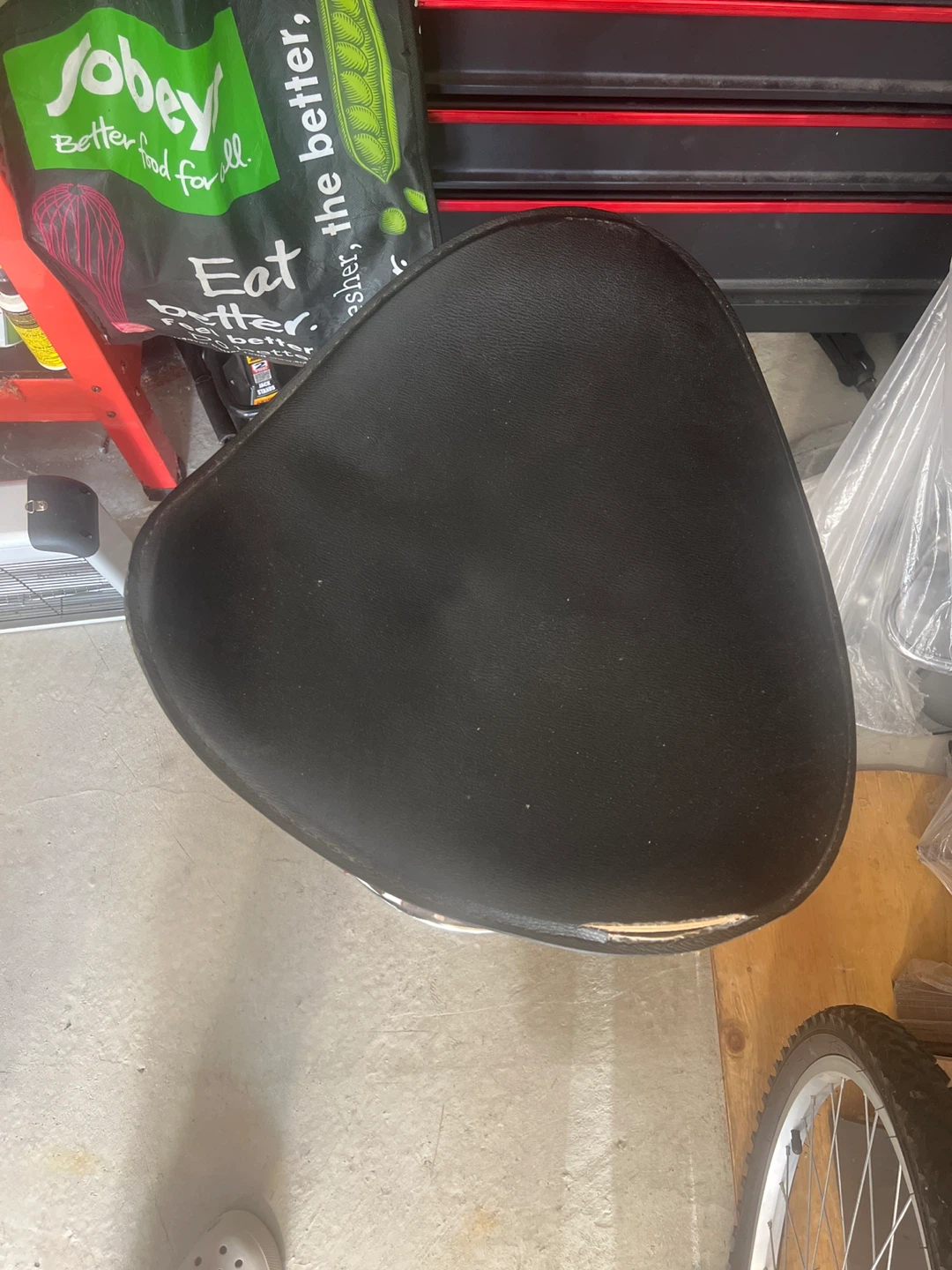 Modern Black Swivel Bar Stool - photo 2