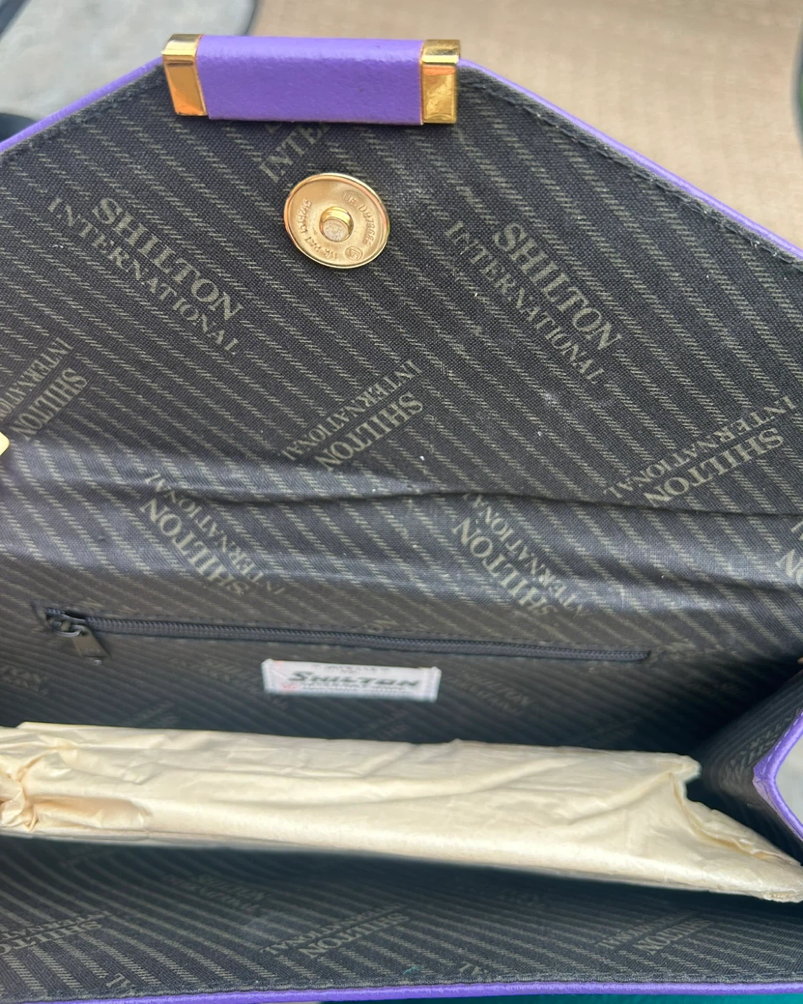 Shilton International Purple Clutch - photo 4