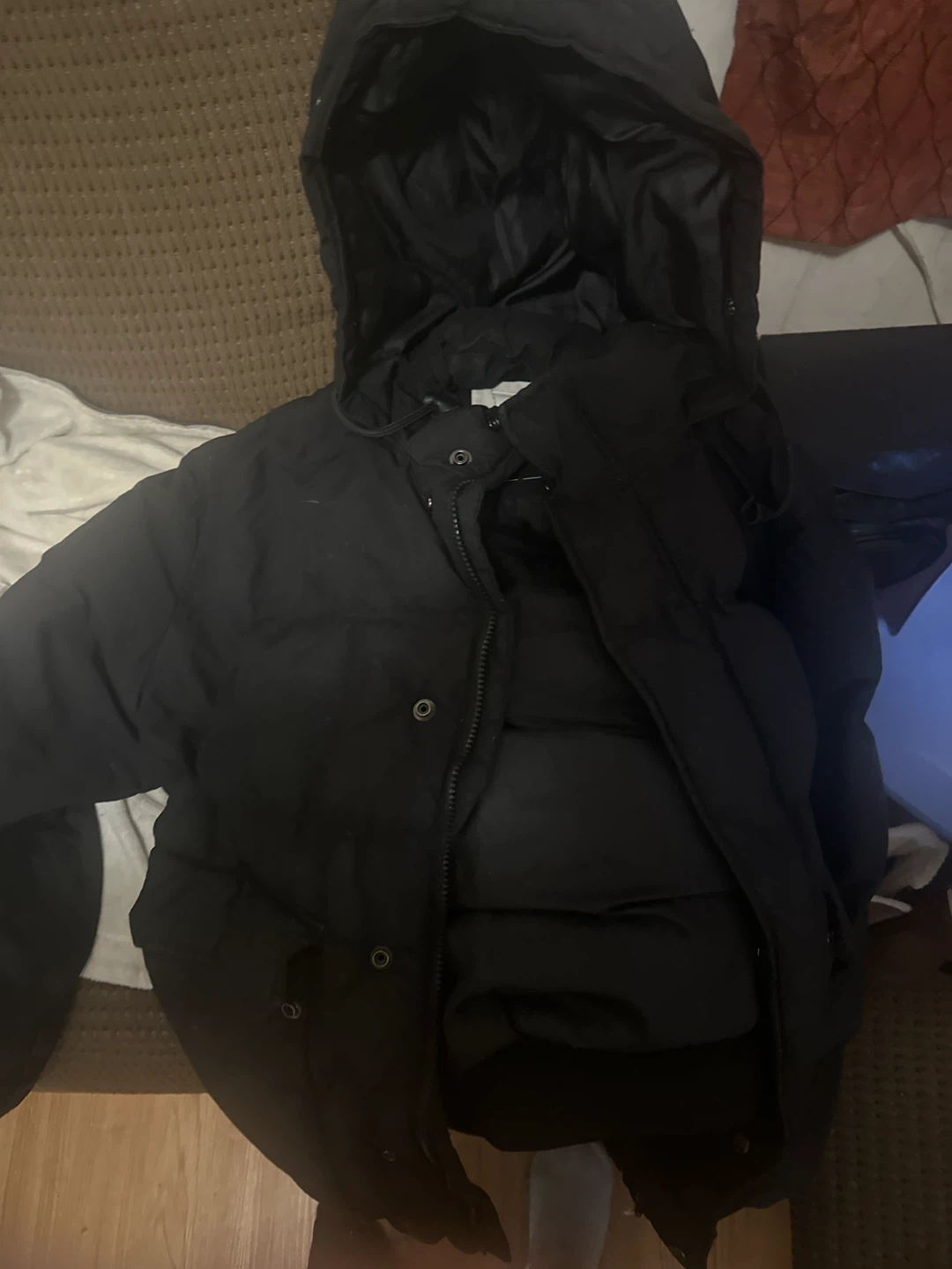 H&M Black Winter Parka Jacket