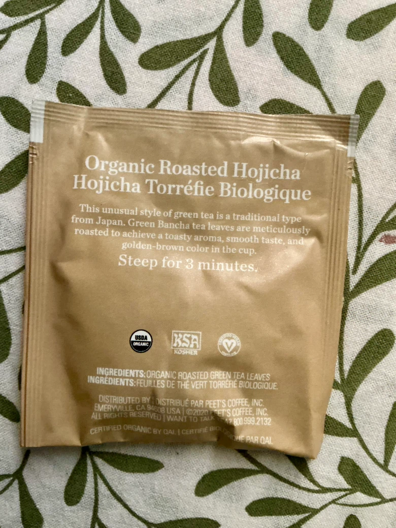 Mighty Leaf Organic Roasted Hojicha Tea Bag - photo 2