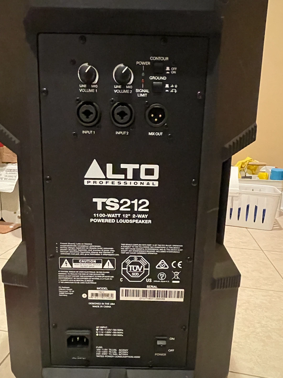 ALTO Professional ts212 1100-Watt 12” 2 way powered speakers - photo 2